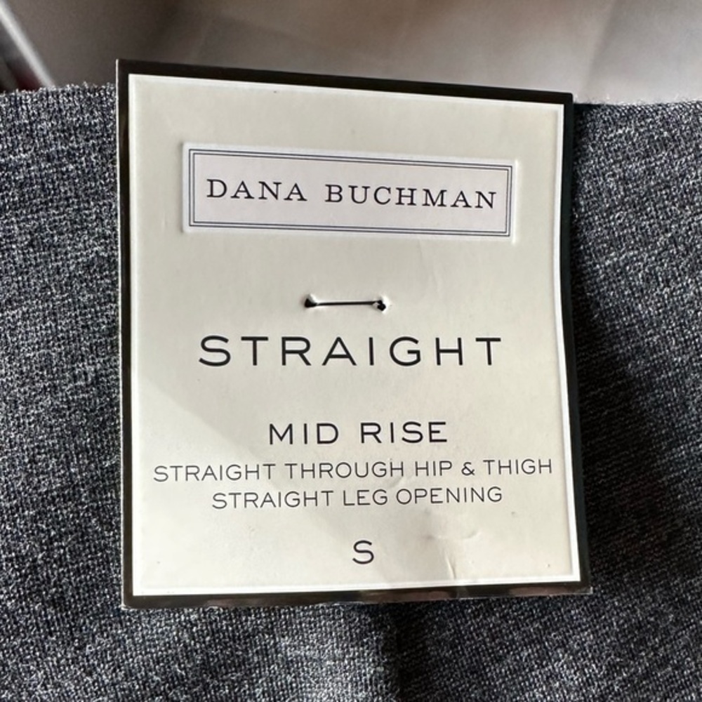 Dana Buchman Women’s Charcoal Slimming Pointe Dress Pants (Small) (NWT) - Picture 6 of 9
